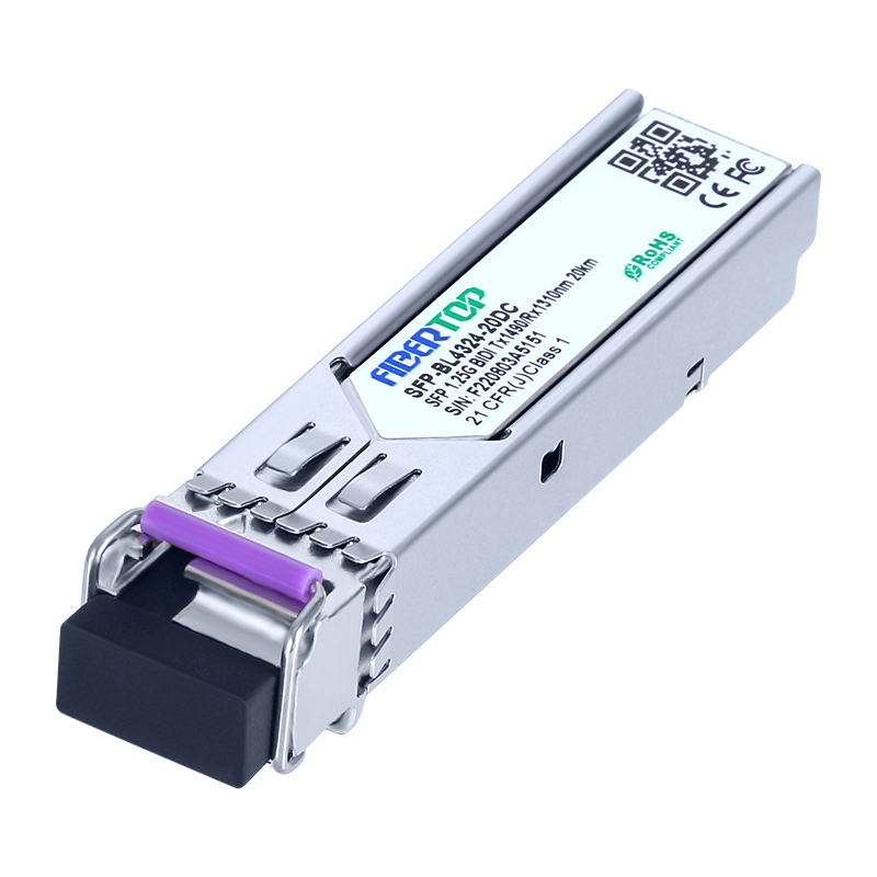 1.25G BIDI SFP 1000BASE 20km